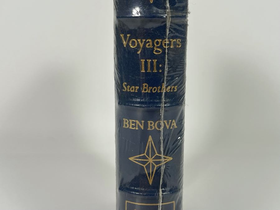 Sealed Signed First Edition Easton Press Book Voyagers III: Star Brothers By Ben Bova [Photo 5]