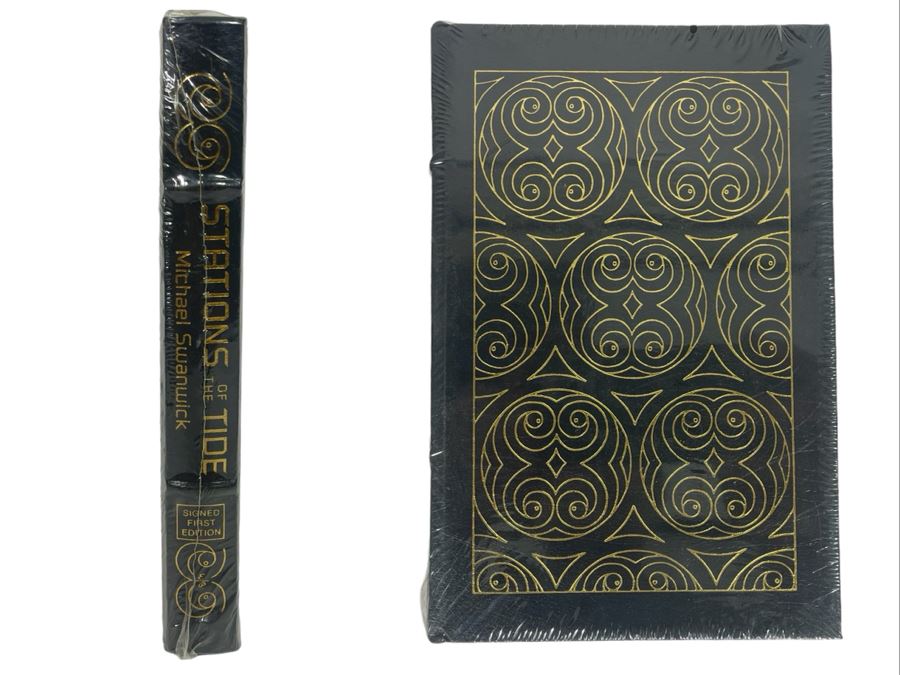Sealed Signed First Edition Easton Press Book Stations Of The Tide By Michael Swanwick [Photo 1]