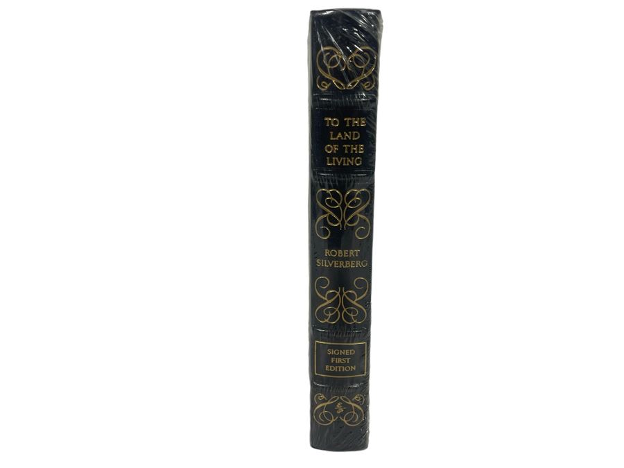 Sealed Signed First Edition Easton Press Book To The Land Of The Living By Robert Silverberg [Photo 3]
