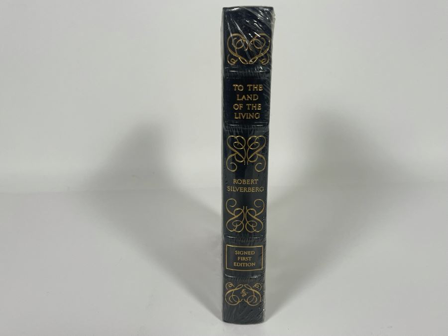 Sealed Signed First Edition Easton Press Book To The Land Of The Living By Robert Silverberg [Photo 5]