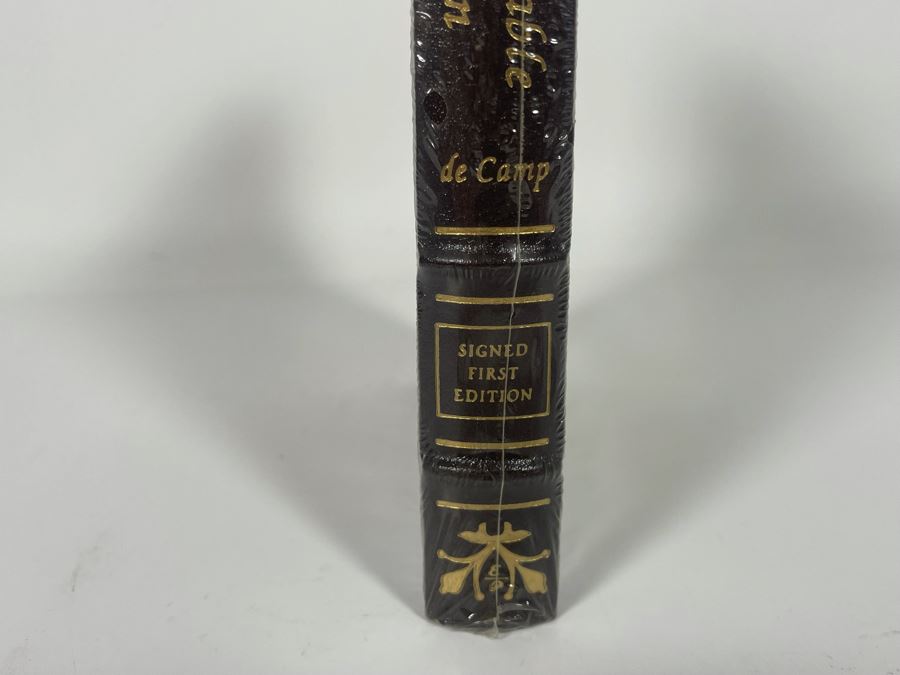 Sealed Signed First Edition Easton Press Book The Honorable Barbarian By L. Sprague De Camp [Photo 6]