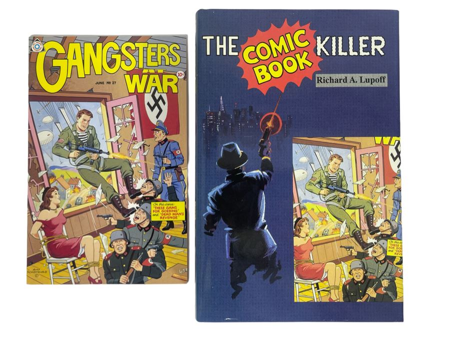 Signed Deluxe Limited First Edition Hardcover Book With Slipcover The Comic Book Killer Signed By Richard Lupoff, Joe Gores, Algis Budrys, Alex Schomburg, Trina Robbins, Steve Leialoha [Photo 2]