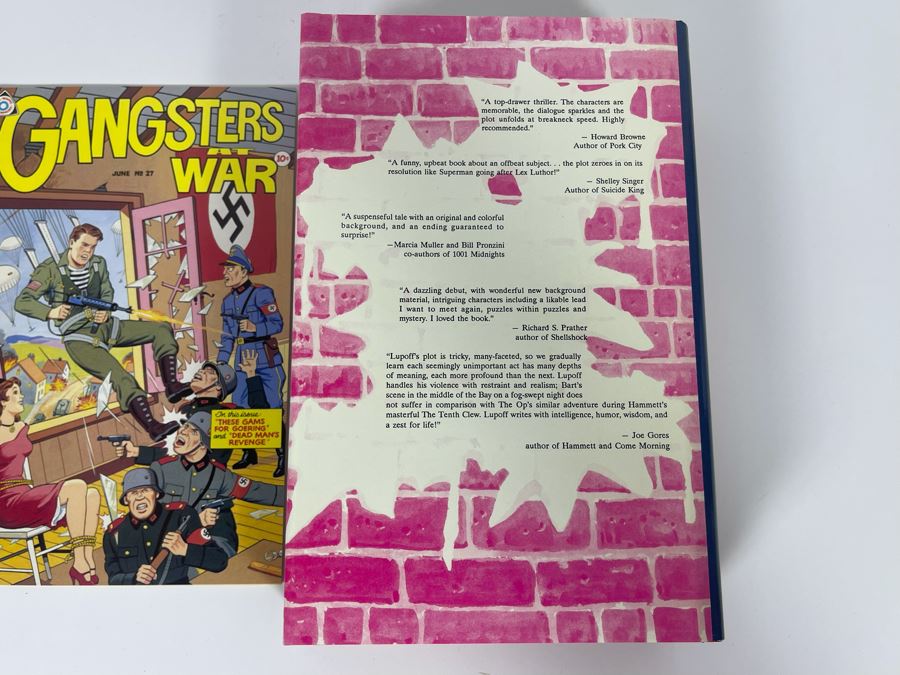 Signed Deluxe Limited First Edition Hardcover Book With Slipcover The Comic Book Killer Signed By Richard Lupoff, Joe Gores, Algis Budrys, Alex Schomburg, Trina Robbins, Steve Leialoha [Photo 11]