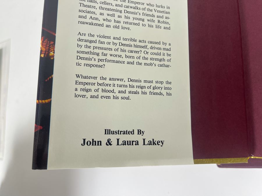 Signed Limited First Edition Hardcover Book With Slipcover Reign By Chet Williamson Signed By Chet Williamson, Laura Lakey And John Lakey [Photo 6]