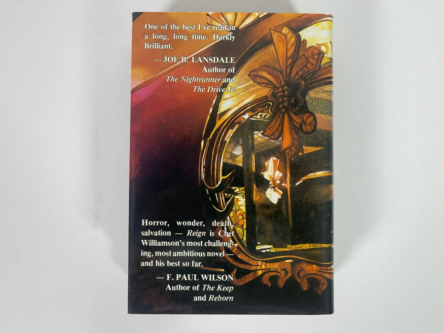 Signed Limited First Edition Hardcover Book With Slipcover Reign By Chet Williamson Signed By Chet Williamson, Laura Lakey And John Lakey [Photo 4]