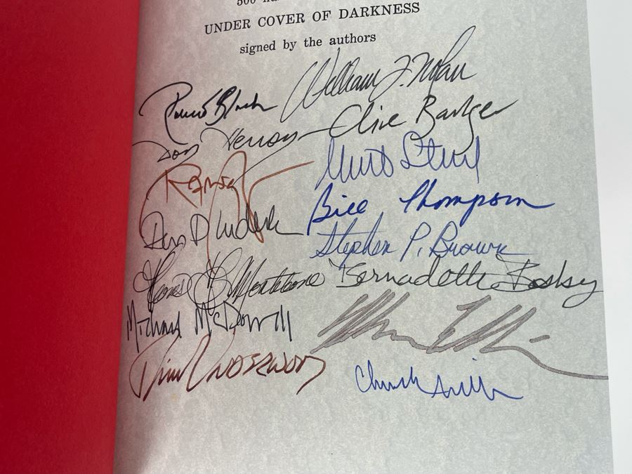 Signed Limited First Edition Hardcover Book With Slipcover Kingdom Of Fear - The World Of Stephen King Signed By 15 Authors [Photo 7]