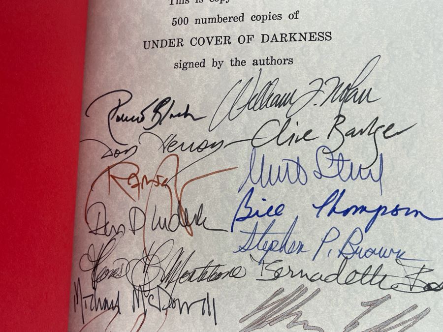 Signed Limited First Edition Hardcover Book With Slipcover Kingdom Of Fear - The World Of Stephen King Signed By 15 Authors [Photo 6]
