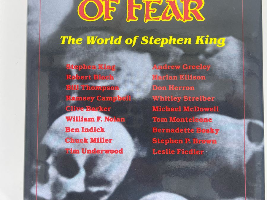 Signed Limited First Edition Hardcover Book With Slipcover Kingdom Of Fear - The World Of Stephen King Signed By 15 Authors [Photo 11]