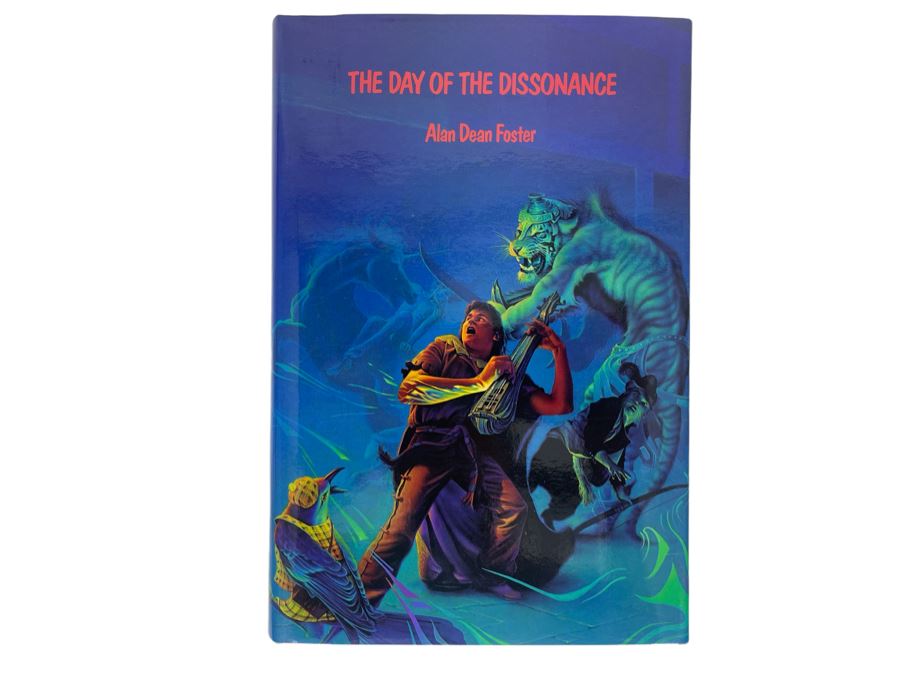 Signed Limited First Edition Hardcover Book With Slipcover The Day Of Dissonance By Alan Dean Foster [Photo 2]