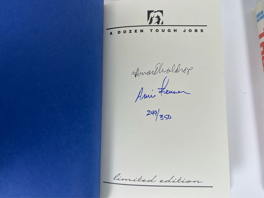 Signed Limited First Edition Hardcover Books Book Set With Slipcover Them Bones And A Dozen Tough Jobs By Howard Waldrop [Photo 5]