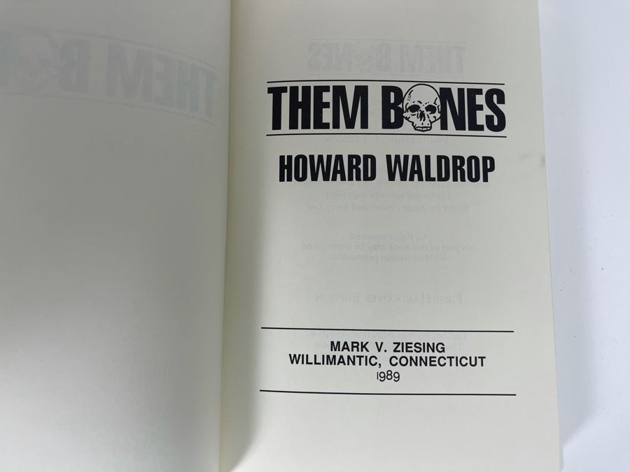 Signed Limited First Edition Hardcover Books Book Set With Slipcover Them Bones And A Dozen Tough Jobs By Howard Waldrop [Photo 12]