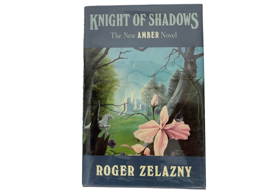 Signed First Edition Hardcover Book Knight Of Shadows By Roger Zelazny [Photo 2]