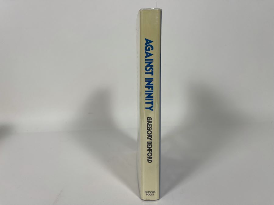 Signed First Edition Hardcover Book Against Infinity By Gregory Benford [Photo 3]