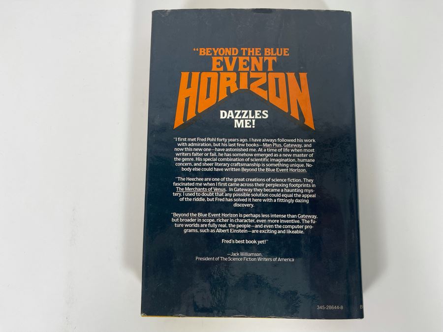 Signed First Edition Hardcover Book Beyond The Blue Event Horizon By Frederik Pohl [Photo 8]