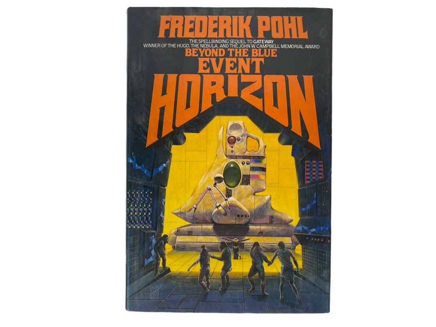 Signed First Edition Hardcover Book Beyond The Blue Event Horizon By Frederik Pohl [Photo 2]