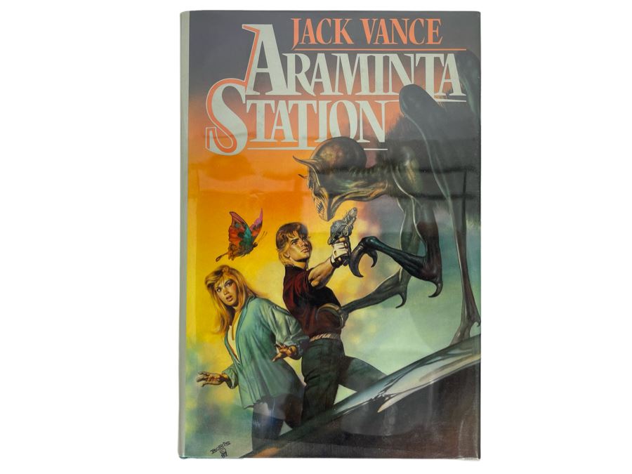 Signed First Printing Hardcover Book Araminta Station By Jack Vance [Photo 2]
