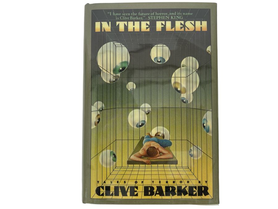 Signed First Edition Hardcover Book In The Flesh By Clive Barker [Photo 2]