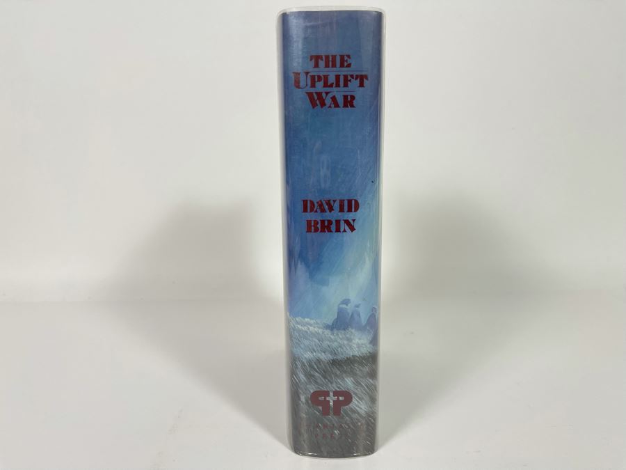 Signed First Edition Hardcover Book The Uplift War By David Brin [Photo 3]