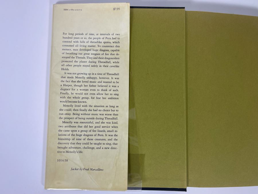 Signed First Edition Hardcover Book Dragonsong By Anne McCaffrey [Photo 4]