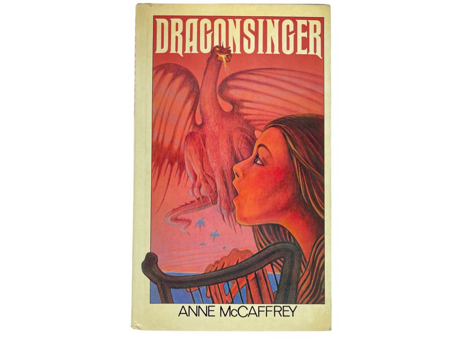 Signed First Edition Hardcover Book Dragonsinger By Anne McCaffrey [Photo 2]