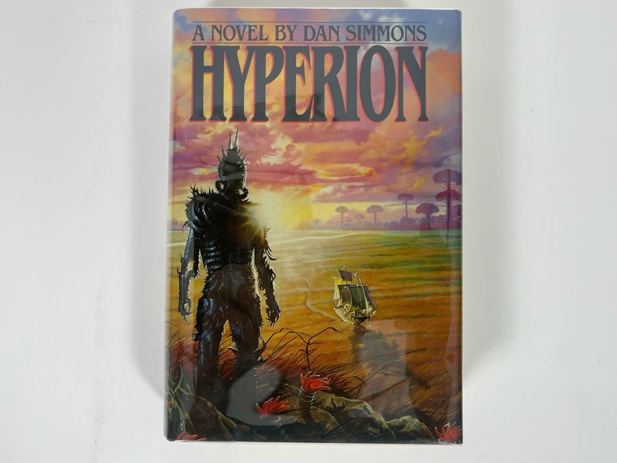 Signed First Edition Hardcover Book Hyperion By Dan Simmons [Photo 2]
