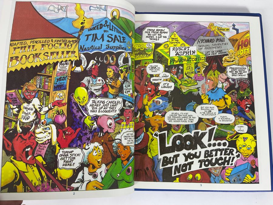 Signed First Edition Hardcover Graphic Novel Book With Slipcover Myth Adventures Two Signed By Robert Asprin And Phil Foglio [Photo 2]