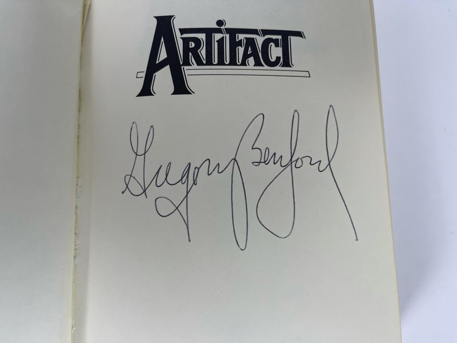 Signed First Printing Hardcover Book Artifact By Gregory Benford [Photo 6]