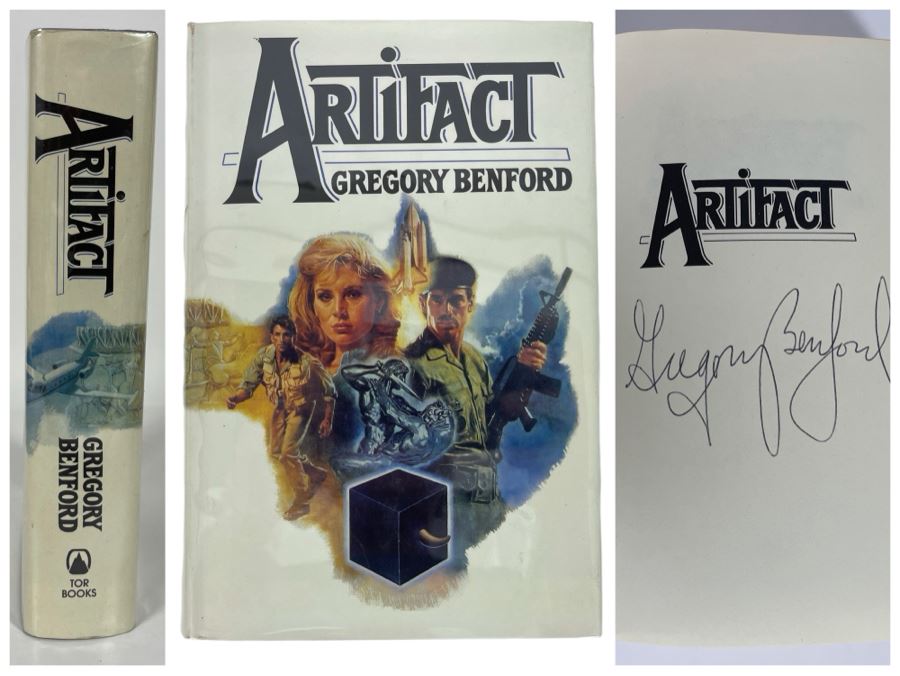 Signed First Printing Hardcover Book Artifact By Gregory Benford [Photo 1]