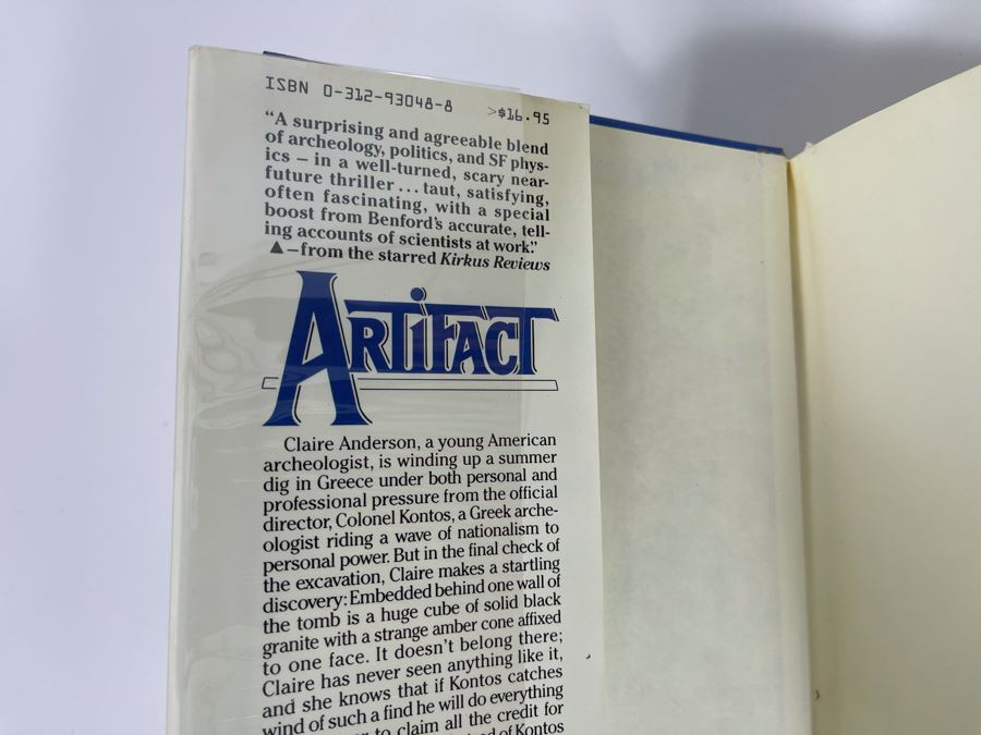 Signed First Printing Hardcover Book Artifact By Gregory Benford [Photo 4]