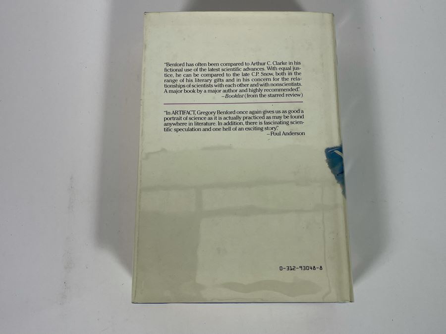 Signed First Printing Hardcover Book Artifact By Gregory Benford [Photo 8]