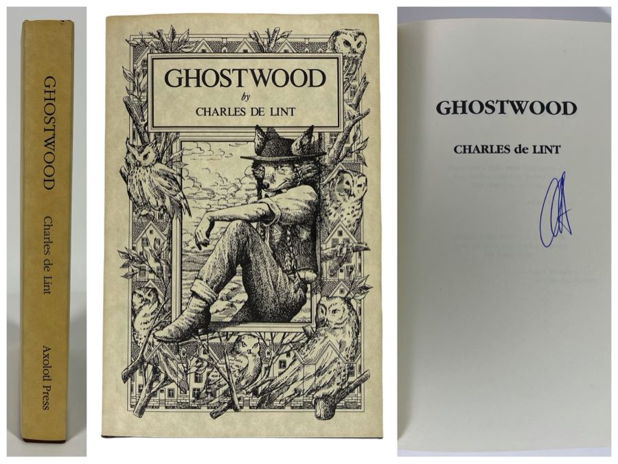 Signed Limited Edition Hardcover Book Ghostwood By Charles De Lint [Photo 1]