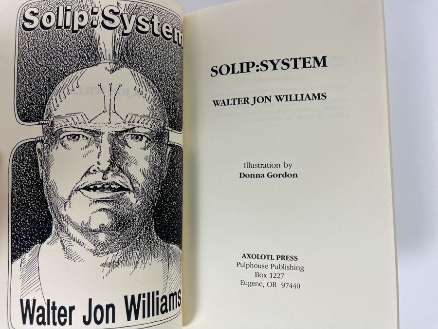 Signed Limited Edition Hardcover Book Solid: System By Walter Jon Williams [Photo 5]