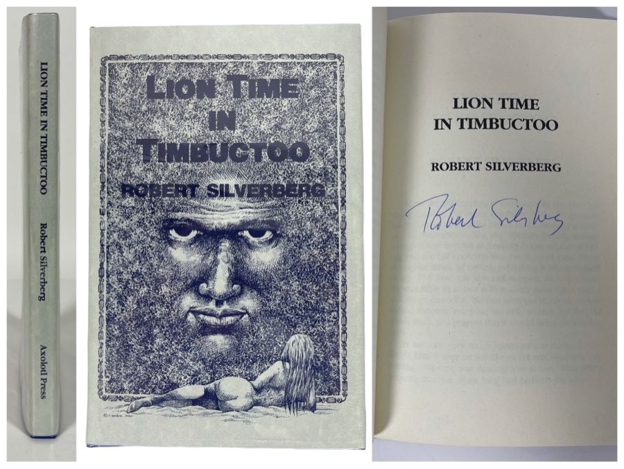 Signed First Edition Hardcover Book Lion Time In Timbuctoo By Robert Silverberg [Photo 1]