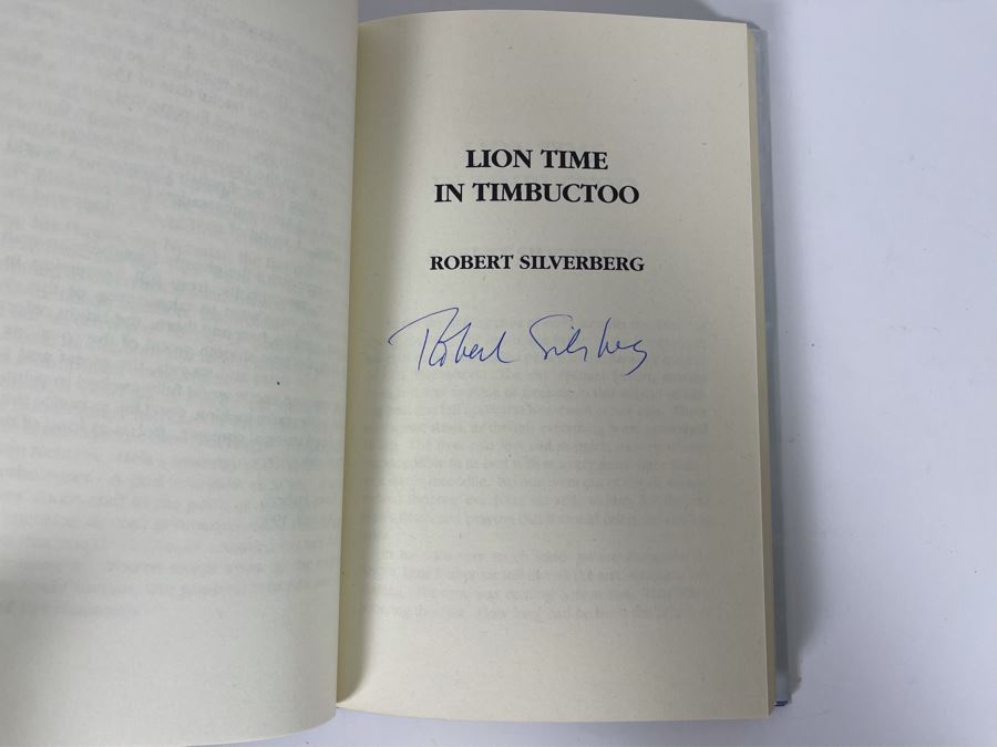 Signed First Edition Hardcover Book Lion Time In Timbuctoo By Robert Silverberg [Photo 15]
