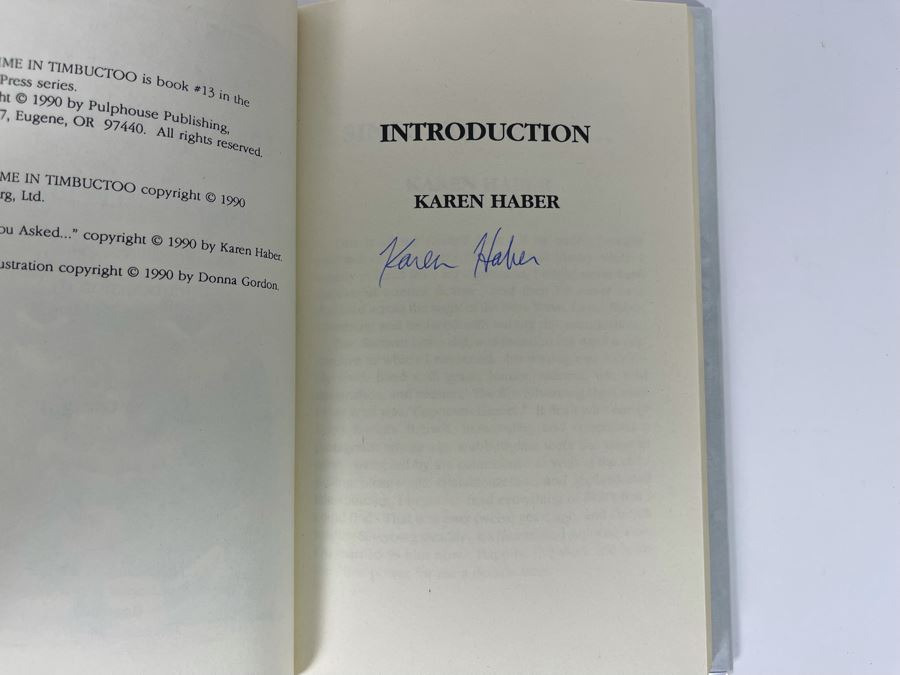 Signed First Edition Hardcover Book Lion Time In Timbuctoo By Robert Silverberg [Photo 9]