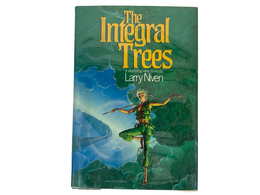 Signed First Edition Hardcover Book The Integral Trees By Larry Niven [Photo 2]