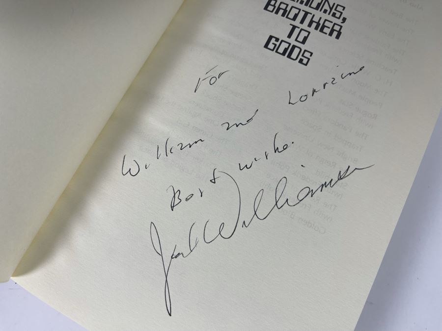 Signed First Printing Hardcover Book Brother To Demons, Brother To Gods By Jack Williamson [Photo 6]