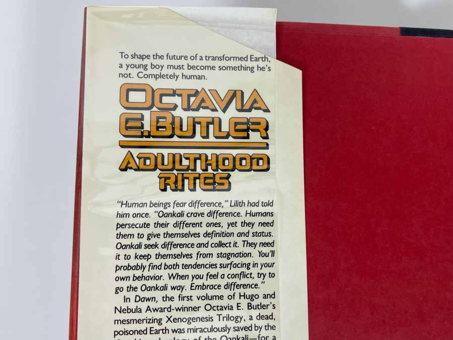 Signed First Printing Hardcover Book Adulthood Rites By Octavia E. Butler [Photo 4]