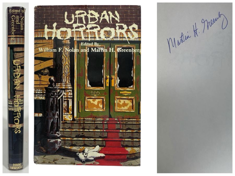 Signed First Edition Hardcover Book Urban Horrors Signed By Martin H. Greenberg