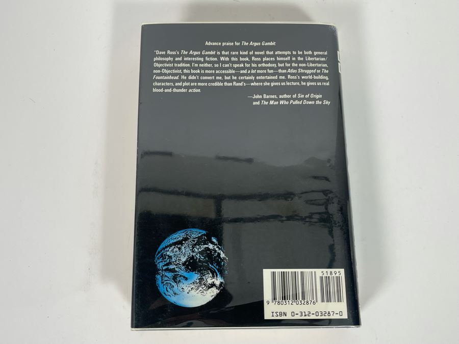 Signed First Edition Hardcover Book The Argus Gambit By David D. Ross [Photo 8]