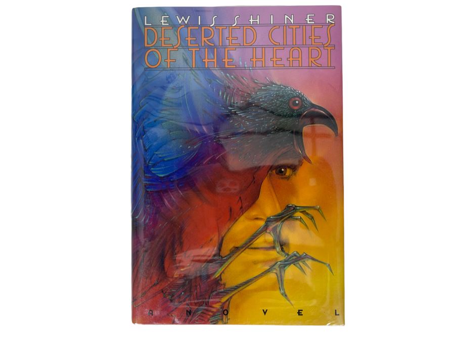 Signed First Edition Hardcover Book Deserted Cities Of The Heart By Lewis Shiner [Photo 2]