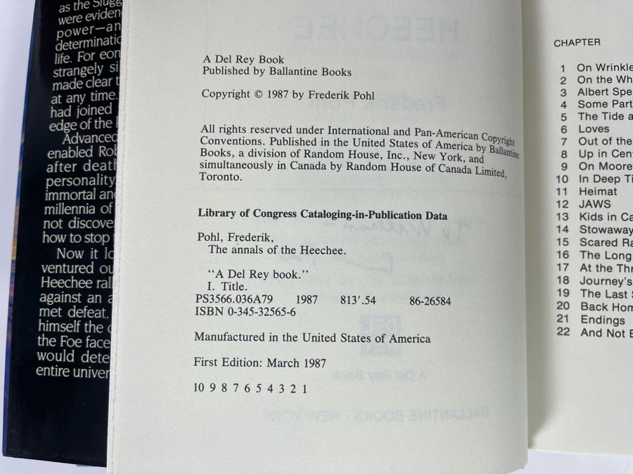 Signed First Edition Hardcover Book The Annals Of The Heechee By Frederik Pohl [Photo 8]