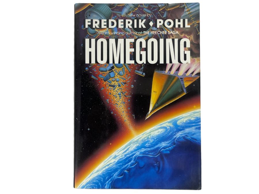Signed First Edition Hardcover Book Homegoing By Frederik Pohl [Photo 2]
