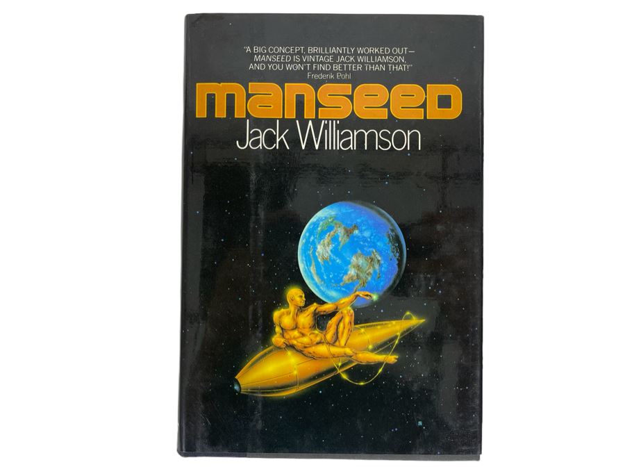 Signed First Edition Hardcover Book Manseed By Jack Williamson [Photo 2]