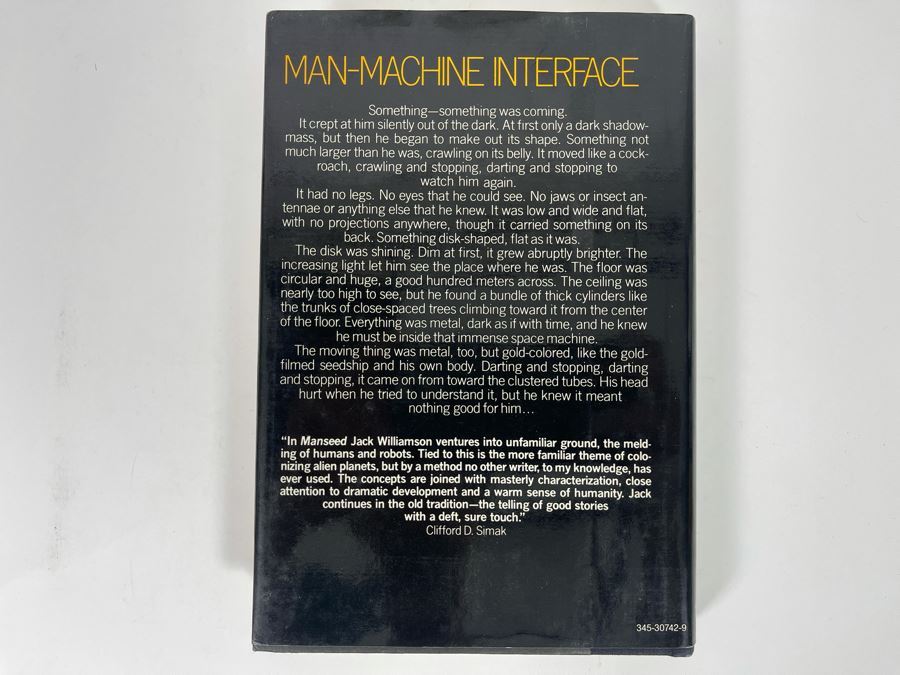 Signed First Edition Hardcover Book Manseed By Jack Williamson [Photo 8]