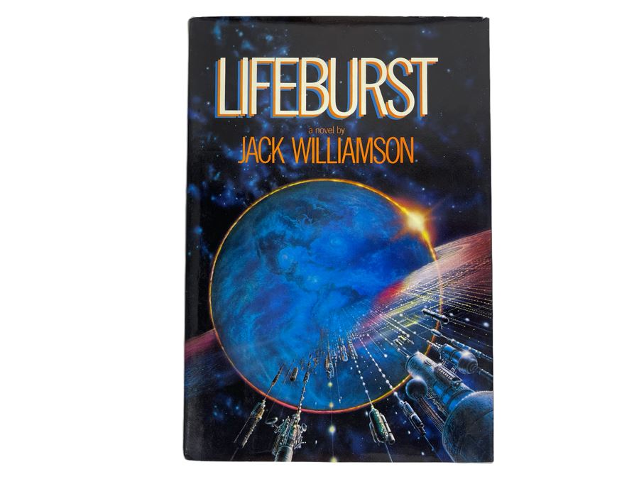 Signed First Edition Hardcover Book Lifeburst By Jack Williamson [Photo 2]