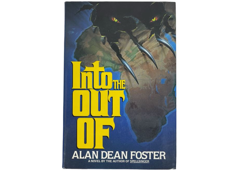 Signed First Printing Hardcover Book Into The Out Of By Alan Dean Foster [Photo 2]