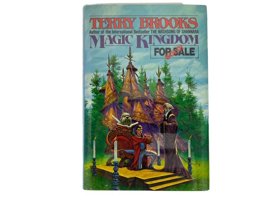 Signed First Edition Hardcover Book Magic Kingdom For Sale By Terry Brooks [Photo 2]