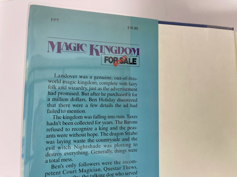 Signed First Edition Hardcover Book Magic Kingdom For Sale By Terry Brooks [Photo 4]