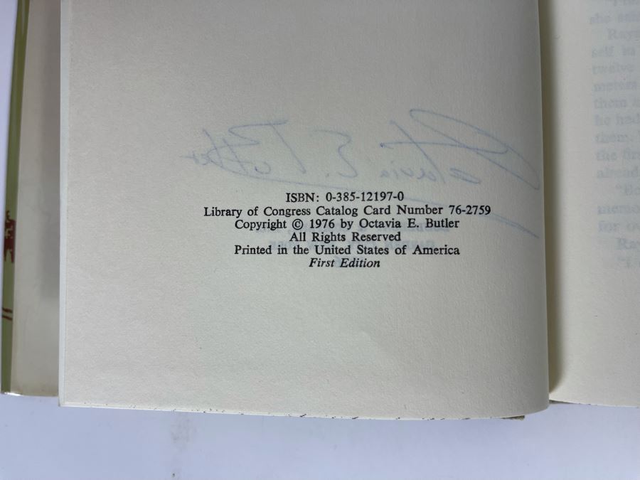Signed First Edition Hardcover Book Patternmaster By Octavia E. Butler [Photo 7]